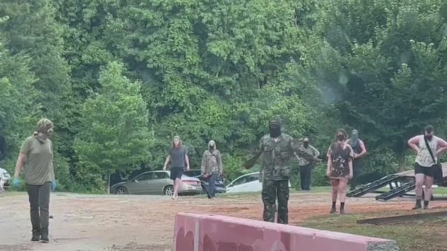 Video shows 'Cop City' protesters confront police officers, developer says