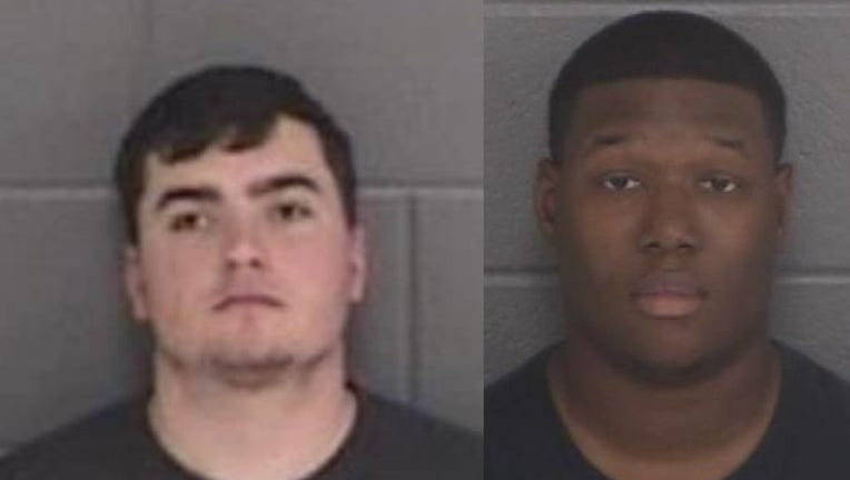 Hunter Lewis Perkins and Xavier Jamal McWhorter (left to right)