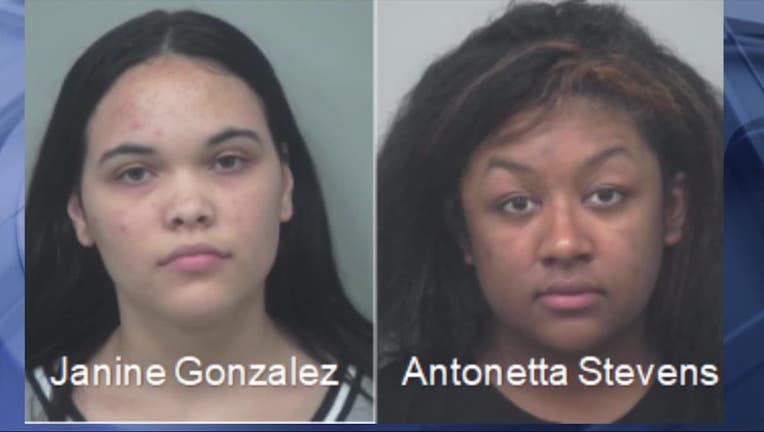 Police say Antonetta Stevens and Janine Gonzalez lured their victim, 30-year-old Ashley Bocanegra, to an apartment complex on Buford Drive and attacked her.