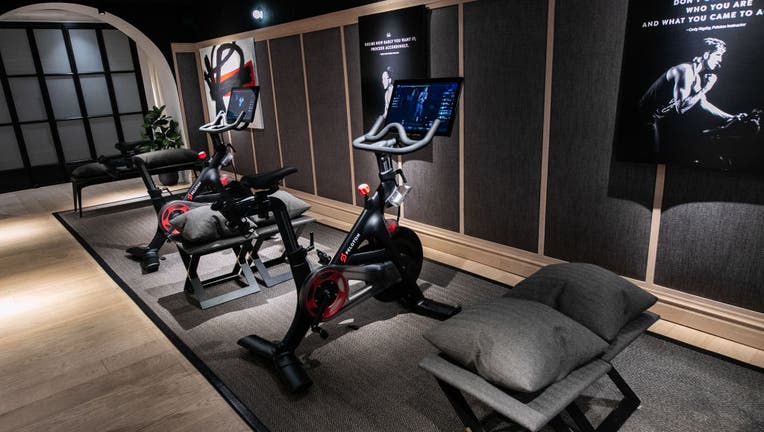 Inside A Peloton Interactive Inc. Showroom