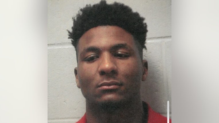 The Henry County Sheriff's Office and Muscogee County Sheriff's Office arrested 25-year-old Marcus Issaih Calhoun, who police said opened fire on a car with his ex-girlfriend and infant child inside.