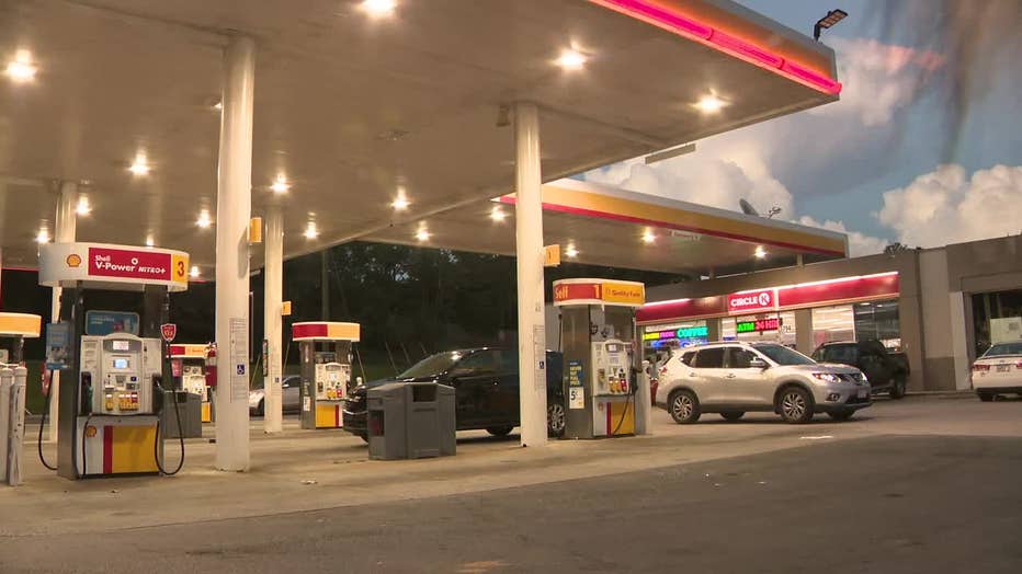 Police investigate after shots were exchanged at two locations near Panthersville and Bouldercrest roads on August 29, 2022.