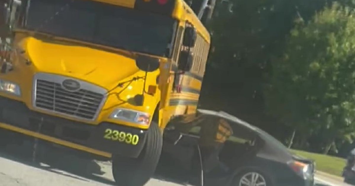 Minor injuries after car crashes into school bus in DeKalb County | FOX ...