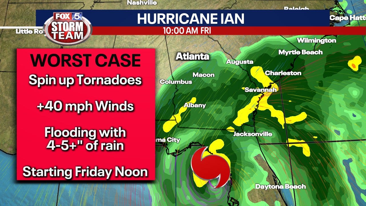 Georgia Closely Monitoring Hurricane Ian's Path As Storm Heads Toward ...