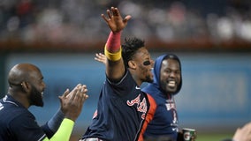 Acuña homers twice, Braves beat Nationals 8-2