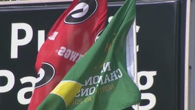 Downtown Atlanta packed with fans for first Georgia football game since national title