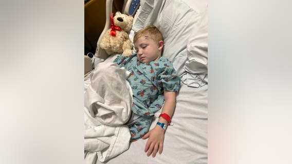 Woodstock police officer's son suffers setback after undergoing brain surgery to remove cancerous tumor
