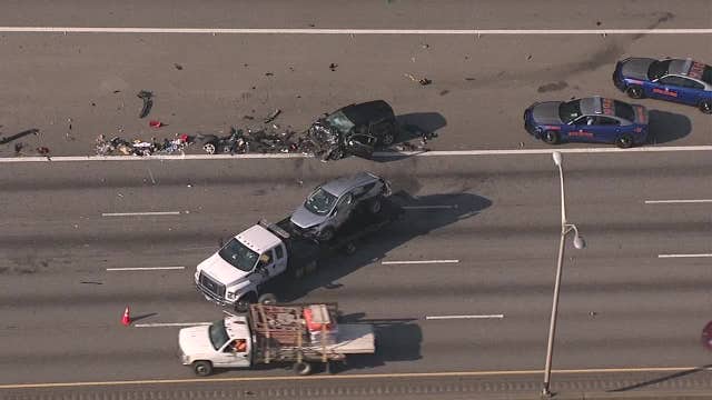 Driver in stolen vehicle injures 6 while fleeing troopers in wrong way crash in Downtown Atlanta