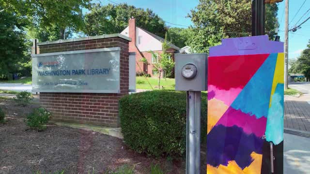 Project brings art to electrical boxes on Atlanta's MLK Jr. Drive