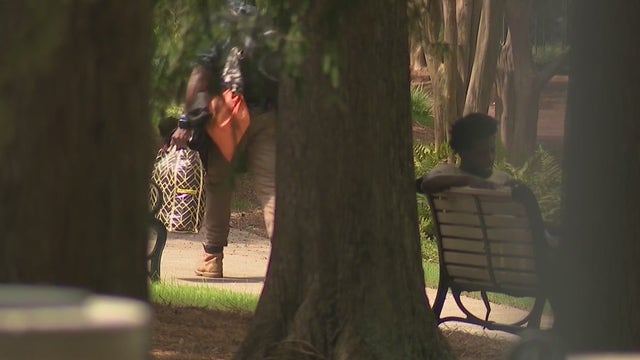 Homeless blamed for vandalism around Folk Art Park