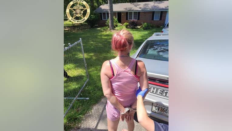 Jessica Marie Johnson, 44, was arrested Thursday by authorities from Haralson and Carroll counties on a felony murder charge