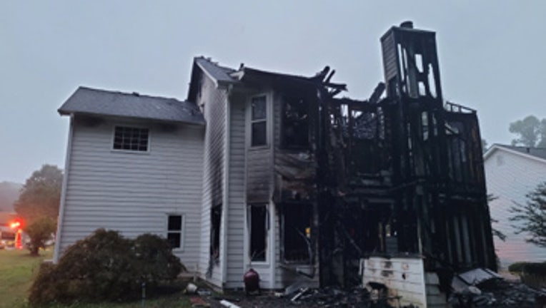 It took firefighters about 40 minutes to bring the fire under control. Crews responded at around 4:17 a.m. to Arrowind Road in Lilburn.