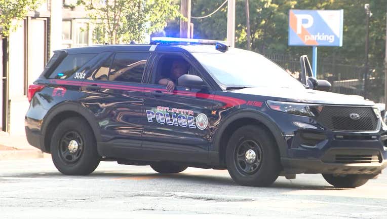 Atlanta police investigate a deadly shooting in Downtown Atlanta on Sept. 14, 2022.