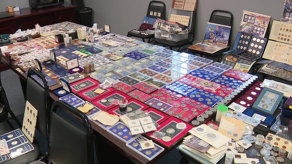 Thousands of rare coins stolen from an elderly Towns County woman have been recovered and are sitting in a secure lockup.