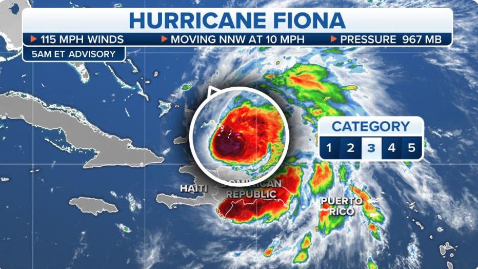 tracking hurricane fiona