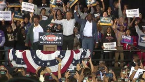 Obama looks to boost Georgia Democrats' midterm election chances with Atlanta rally