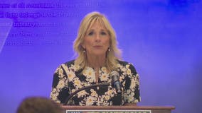 First lady Dr. Jill Biden visits Fort Benning for 'Joining Forces' initiative