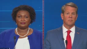 At Georgia debate, Abrams and Kemp clash on abortion, crime