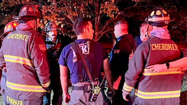 Family and 8 dogs survive Cherokee County house fire