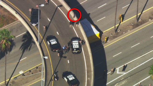 Pursuit suspect in custody after wild 3-county chase, hour-long standoff near LAX