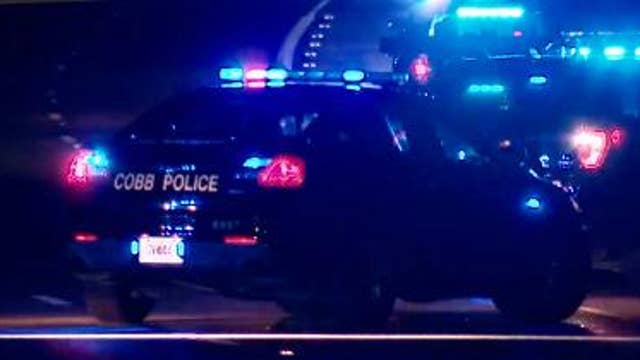 Two officer injured when car slams into them