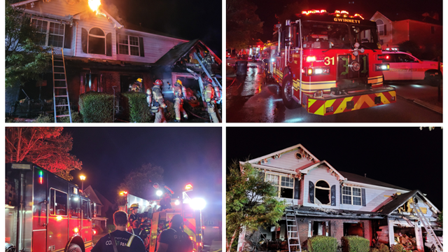 Quick-thinking neighbors save Dacula family from blaze