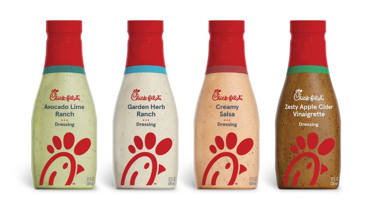 Chick-fil-A dressings available at retail stores (Chick-fil-A Inc.)