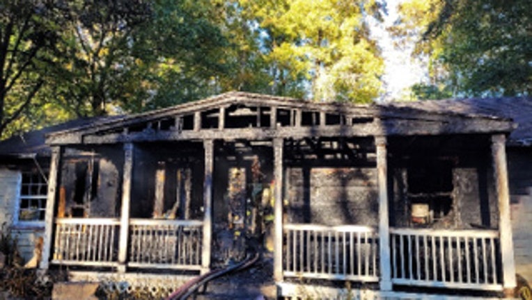 A fire started at around 5 p.m. Wednesday on Hidden Branch Drive in Sugar Hill while the homeowner said they were sleeping.