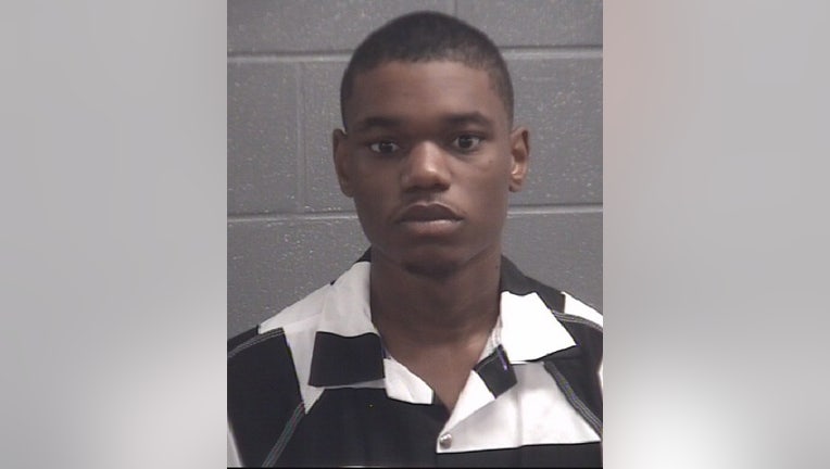 Keondra Hunter, 18, is accused of shooting one man in the face and another in the neck during a 