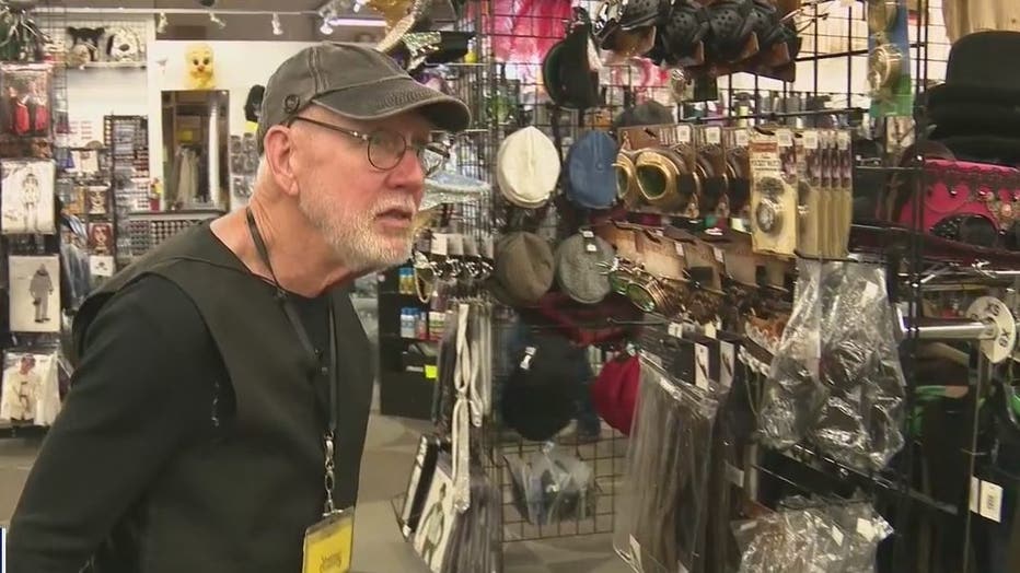 Jimmy Gough is a co-owner of Costumes ETC., which plans to closed it doors in December after 30 years.