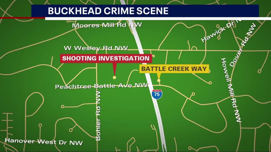 Atlanta police are investigating a shooting that happened on October 13, 2022, near 1225 Peachtree Battle Avenue.