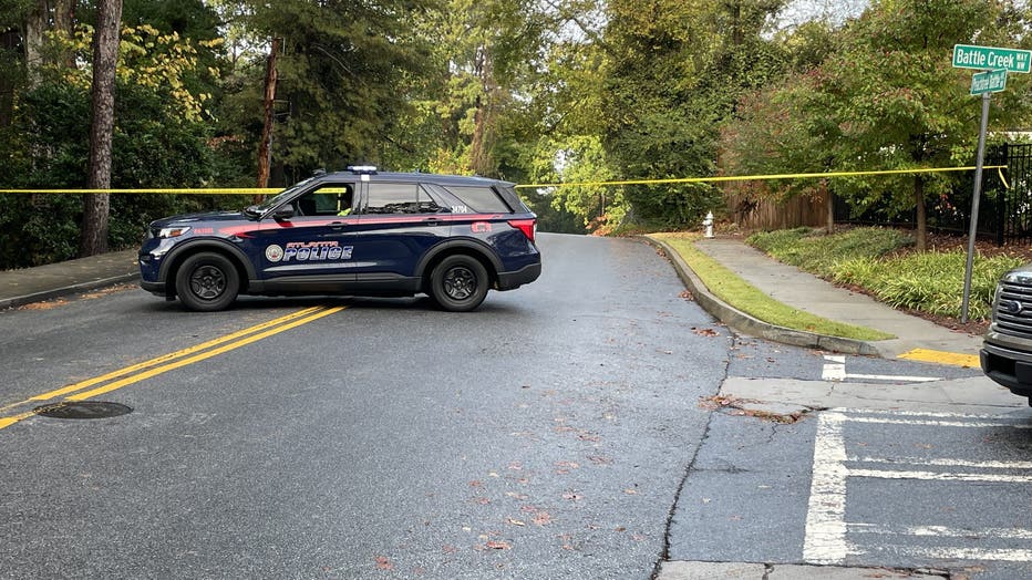 Atlanta police closed down Peachtree Battle Avenue in Buckhead while they investigate a shooting.