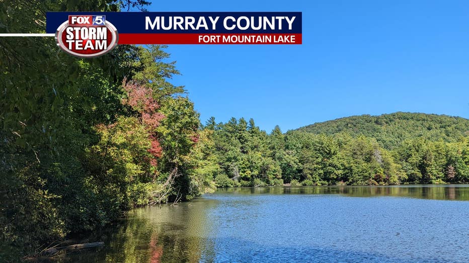 Fort Mountain Lake in Murray County on Oct. 3, 2022.