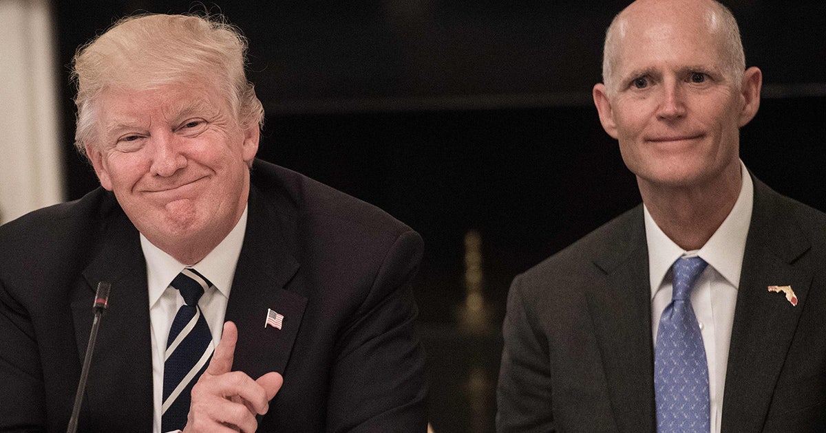 Trump endorses Rick Scott for Senate majority leader, says DeSantis run ...