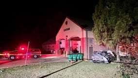 Out-of-control vehicle crashes into Cherokee County fire station, transformer