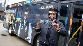 MARTA bus driver celebrated for 50 years of service with special honor