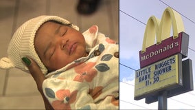 Atlanta McDonald's throws shower for baby born in bathroom