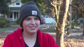 Forsyth County teen battling leukemia gets special welcome home