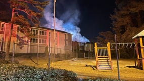 Dozens displaced in fire at DeKalb County apartment building