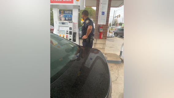 McDonough police officer praised for act of kindness to robbery victim