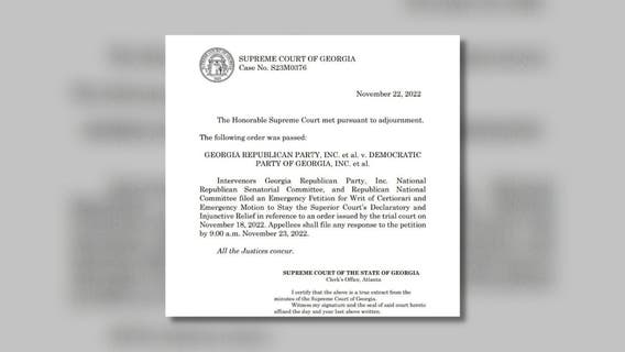 Georgia Midterm Runoff: GOP take appeal to Supreme Court to delay Saturday early voting