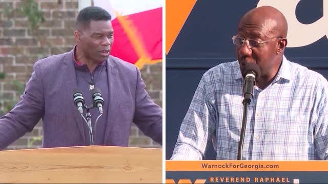 Which counties offer Saturday early voting in Georgia runoff election for US Senate?