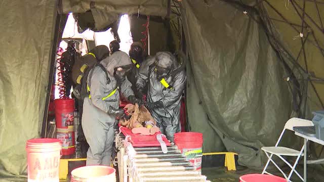 Emergency workers collaborate on major disaster response training in Fulton County