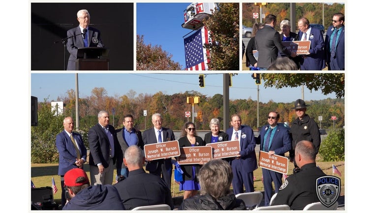 The interchange at I-575 at Sixies Road was dedicated as the 