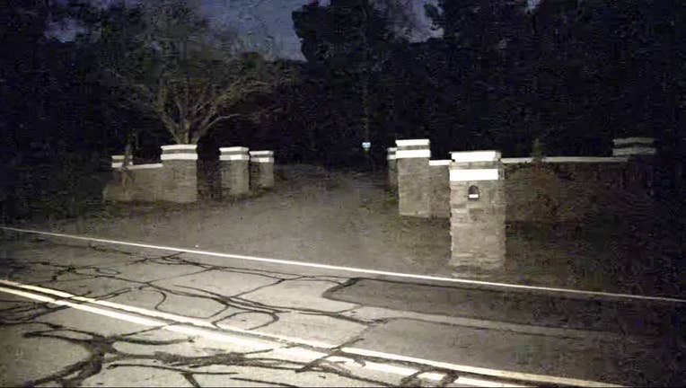 The scene of an alleged home invasion in Chattahoochee Hills in Carroll County.