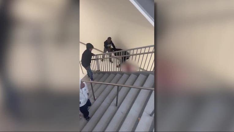 Video of an alleged incident at Morrow High School in Clayton County.