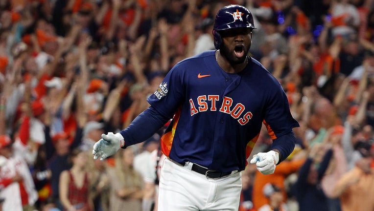 Houston Astros on X: You won't want to miss this giveaway! 10,000 lucky  fans will receive a Yordan Alvarez jersey at next Friday's game vs.  Seattle. Get your tickets at    /