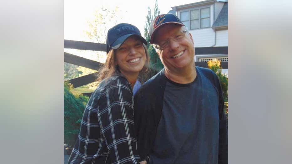 Alivia, 18, and Chris Mynes, 52, were killed in a car wreck on Thanksgiving (Family/GoFundMe).