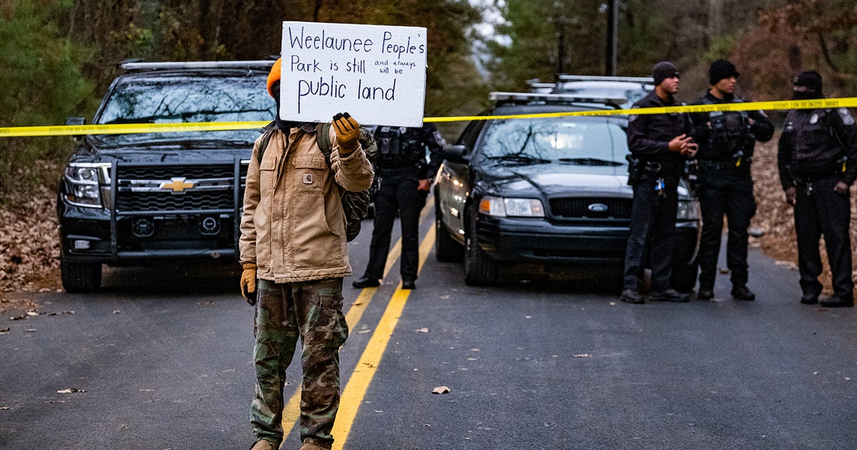 Five people charged with domestic terrorism near 'Cop City' site ...