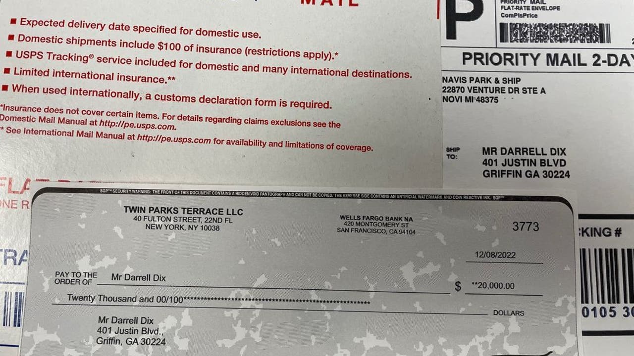 'If it sounds too good to be true, it usually is!' Spalding County sheriff warns against fake checks - Vimarsana News